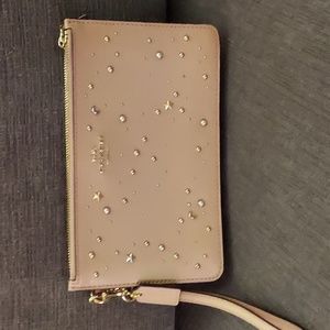 Coach wristlet with embellishments